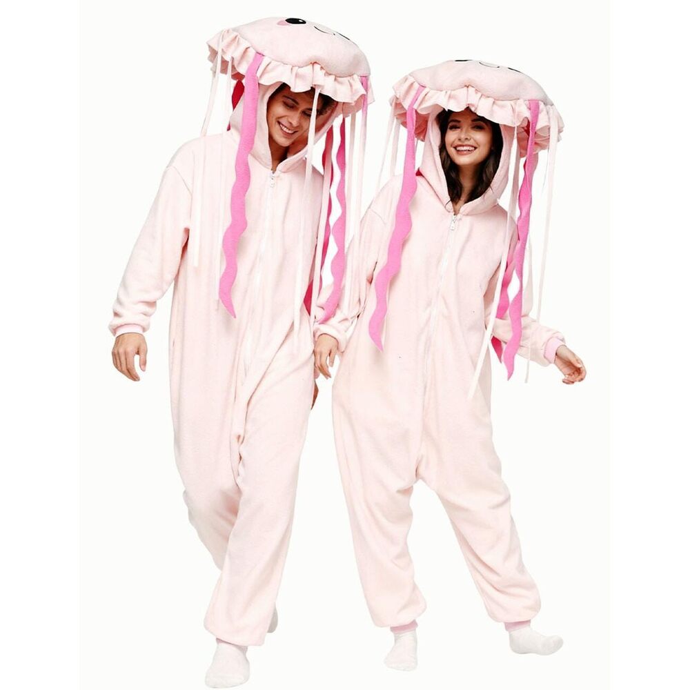 8110 Jellyfish Onesie Adult Jellyfish Costume Halloween Onesie Pajamas